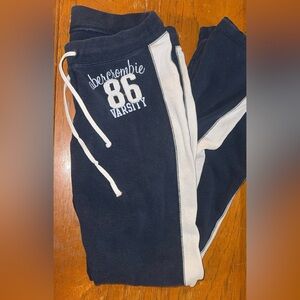 Abercrombie & Fitch Navy Sweatpants